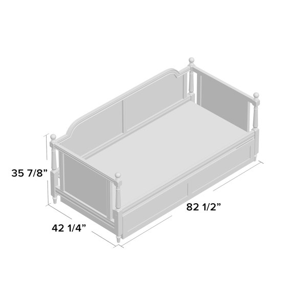 Sand & Stable Elyse Twin Daybed with Trundle & Reviews Wayfair